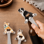 Personalized Funny Pet Photo Bottle Opener with Magnet Fridge Decor Bar Party Wine Accessory Birthday Gift for Friend Pet Owner