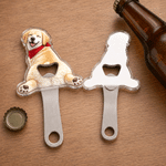 Personalized Funny Pet Photo Bottle Opener with Magnet Fridge Decor Bar Party Wine Accessory Birthday Gift for Friend Pet Owner