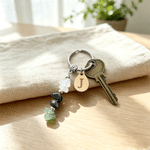 Personalized Heart Water Droplet Crystal Keychain with Initial and New Chapter Card New Job New Home Graduation Gift for Friend Family