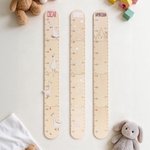 Personalised Cute Goose Baby Growth Chart Ruler with Name Nursery Baby Room Decor Birthday Gift for Baby Kid