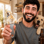 Personalized Funny Pet Photo Bottle Opener with Magnet Fridge Decor Bar Party Wine Accessory Birthday Gift for Friend Pet Owner