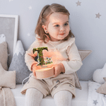 Personalized Jungle Animal Initial Acrylic Night Light with Name Bedroom Decor Baby Shower Gift for Babies Toddlers