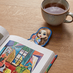 Personalised Cartoon Character Embroidery Bookmark with Name Back to School Reading Birthday Gift for Bookworms