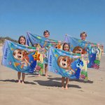 Personalized Cute 3D Diving Kid Sea Animal Quick Dry Soft Oversized Beach Towel with Name Summer Vacation Beach Party Birthday Gift for Boys Girls