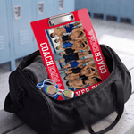 Personalized Multicolour Photo Swimming Coach Acrylic Clipboard with Team Name Daily Training Birthday Gift for Coach