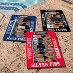 Personalized Multicolour Photo Swimming Coach Acrylic Clipboard with Team Name Daily Training Birthday Gift for Coach