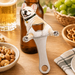 Personalized Funny Pet Photo Bottle Opener with Magnet Fridge Decor Bar Party Wine Accessory Birthday Gift for Friend Pet Owner