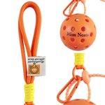Personlig, flerfarget nøkkelring og bagasjelapp til pickleball med tekst og logo – en perfekt gave til kampdager og bursdager for pickleballspillere og -entusiaster