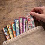 Personalised Vintage Flower Bookmark with Embroidered Name Reading Birthday Graduation Gift for Book Lovers Bookworms