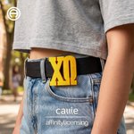 Personalised 3D Printed Sorority Greek Letter Belt and Bag PLA Charm Bid Day Sisterhood Gift for Sisters Friends | Callie × Affinity Licensing