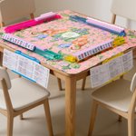 Personalised Peacock Space-Saving Foldable Mahjong Card Holder with Text Mahjong Table Accessory Family Gathering Gift for Mahjong Lovers
