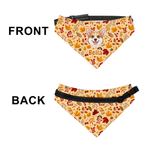Personalized Fall Autumn Cartoon Pet Photo Bandana with Name Adjustable Buckle Pet Party Harvest Birthday Gift for Pet Owners Lovers