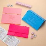 Personalised Peacock Space-Saving Foldable Mahjong Card Holder with Text Mahjong Table Accessory Family Gathering Gift for Mahjong Lovers