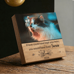 Personalized Pet Photo Wooden Photo Frame with Name Text and Year Home Desk Decor Memorial Sympathy Gift for Pet Owners Lovers