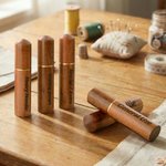 Personalised Minimalist Wooden Needle Storage Case with Engraved Name Daily Use Birthday Gift for Sewing Lovers