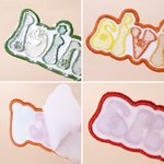 Toppa personalizzata con ricamo floreale multicolore, da applicare a caldo o da cucire: regalo per il rientro a scuola per bambini e studenti