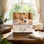 Personalized Pet Photo Wooden Photo Frame with Name Text and Year Home Desk Decor Memorial Sympathy Gift for Pet Owners Lovers