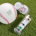 Sello personalizado con tema de béisbol, con la inicial del nombre y tinta multicolor, mango con cuentas en forma de pelota; regalo de cumpleaños o para el equipo, ideal para los amantes del béisbol 4