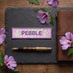 Personalised Vintage Flower Bookmark with Embroidered Name Reading Birthday Graduation Gift for Book Lovers Bookworms