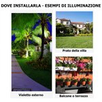 Luce solare da giardino personalizzata, con foto di animale, ali d'angelo, nome e data - Regalo commemorativo per famiglie e padroni di animali