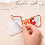 Toppa personalizzata con ricamo floreale multicolore, da applicare a caldo o da cucire: regalo per il rientro a scuola per bambini e studenti