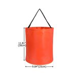 Personalised Halloween Cartoon Character Star Candy Lightweight Trick or Treat Bag with Name and LED Light Halloween Party Gift for Kid