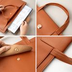 Personalised Cartoon Character PU Leather Briefcase with Name and Handle Office Accessory Graduation Appreciation Gift for Teachers