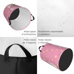 Cestino portabiancheria impermeabile personalizzato con nome cartone animato carico animale regalo di compleanno e Natale per bambini