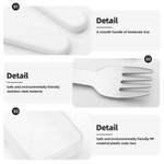 Personalized Word Cloud Cartoon Character Kid Fork Spoon Knife Cutlery Set with Case Photo and Name Back to School Birthday Gift for Kids