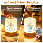 Personalisiertes Christkind Nachtlicht | mit Namen | dimmbar und USB-wiederaufladbar | Kinderzimmer Deko | Taufe Weihnachten Geschenk für Kinder
