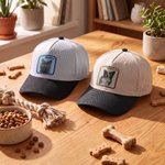 Casquette de baseball multicolore ajustable, personnalisée avec photo de votre animal et nom brodé – À porter au quotidien, idéale pour les fêtes et les anniversaires, cadeau parfait pour les amoureux