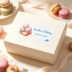 Personalized Creative Baking Element Waterproof Stickers with Text Baking Birthday Gift for Baker Baking Enthusiast