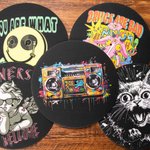 Personalized Full Color Printed Your Logo Vinyl Record DJ Turntable Mat Gift for Musician Vinyl Lovers