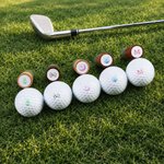 Personalized Golf Elements Initial Design Golf Ball Stamp with Name and Tin Storage Box Golf Accessory Birthday Gift for Golf Lover Player
