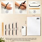 Gepersonaliseerde gevlochten PU-leren armband voor mannen met 1-8 ringen met gegraveerde namen - Vaderdag- of verjaardagscadeau voor papa of opa