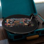 Personalized Full Color Printed Your Logo Vinyl Record DJ Turntable Mat Gift for Musician Vinyl Lovers