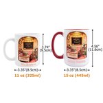 Personalized 3D-Effect Artwork Classroom Scene 11 oz 15 oz Ceramic Mug with Title & Surname Teacher's Day Appreciation Birthday Gift for Teachers