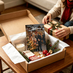 Personalised Christmas Tree Photos Collage Greeting Card with Text and Envelope Christmas New Year Gift for Family Friends