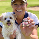 Personalized Cartoon Style Pet Photo Golf Ball Marker Magnetic Hat Clip with Name Golf Club Game Day Birthday Gift for Golfer Pet Owner