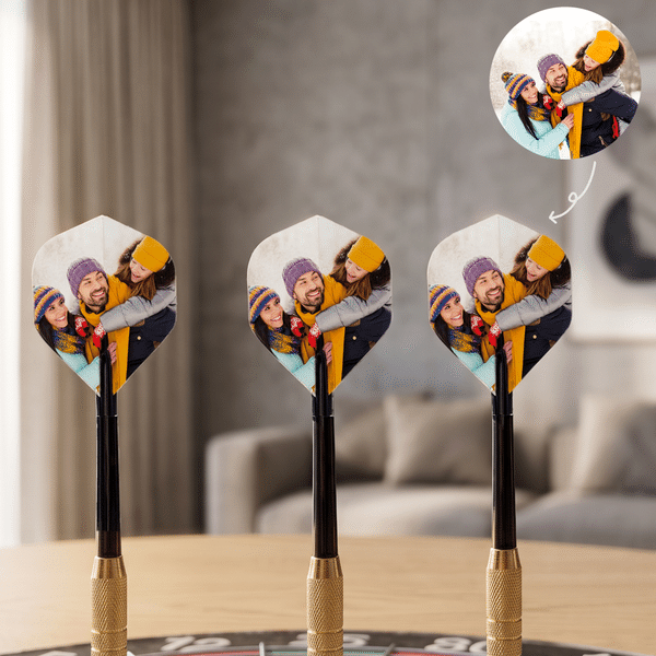Individuell gestaltetes Dart-Flight-Set – Geschenk für Dart-Clubs, Teams und Dart-Fans