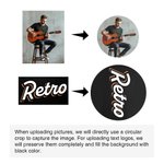Personalized Full Color Printed Your Logo Vinyl Record DJ Turntable Mat Gift for Musician Vinyl Lovers