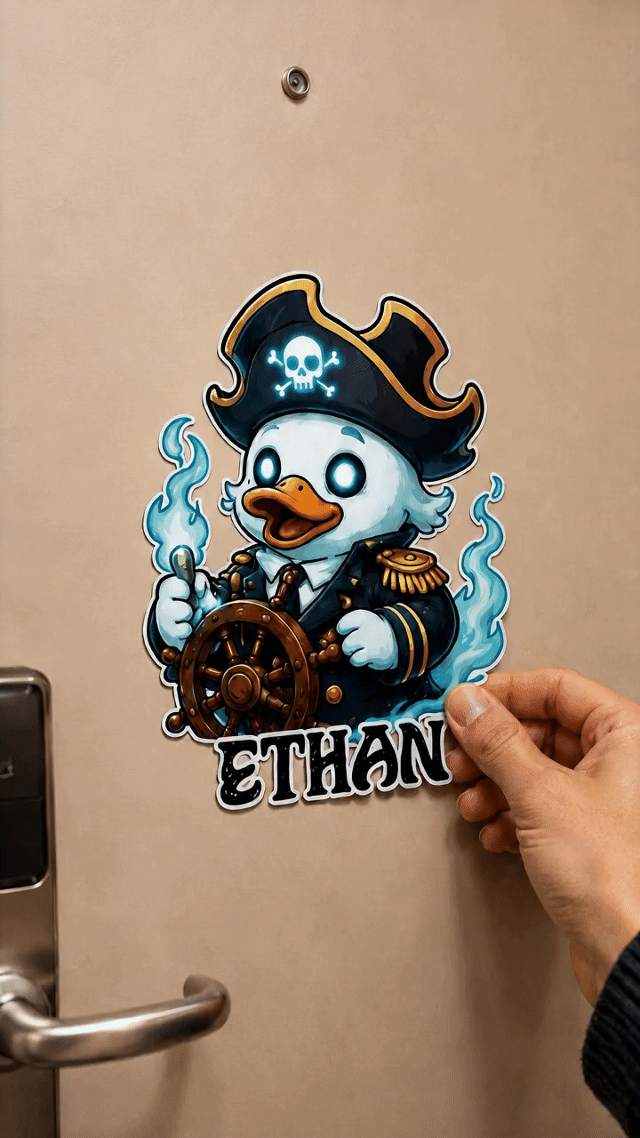 Personalized Cartoon Halloween Cruise Rubber Duck Fridge Magnet with Name Stateroom Decor Halloween Party Gift for Family Friends Travel Lovers