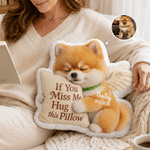 Personalised Sleeping Pet Photo Angel Wing Soft Cushion with Name and Year Home Decor Memorial Sympathy Gift for Dog Cat Owners