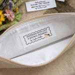 Lot de 15 étiquettes cousues personnalisées avec des photos drôles d'animaux de compagnie, pour vêtements et travaux manuels. Cadeau d'anniversaire idéal pour les amateurs de tricot, de bricolage et d