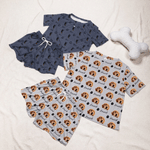 Personalized Pet Face Photo Soft Women Men Pajamas Set Home Wear Christmas Birthday Gift for Pet Lovers Owners