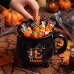 Personalised Witch Vampire Ceramic Coffee Mug with Name and Photo Daily Use Halloween Gift for Family Friends