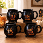 Personalised Witch Vampire Ceramic Coffee Mug with Name and Photo Daily Use Halloween Gift for Family Friends