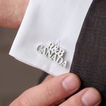 Personalised Multicolour Fashion Initial Cufflink with Wooden Box Daily UseWedding Anniversary Birthday Gift for Groomsmen Husbands