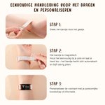 Gepersonaliseerde medische identificatiearmband met gegraveerd ID-label en magnetische band waterdicht voor dagelijks gebruik cadeau voor patiënten