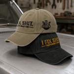Personalized I Fix Shit That's What I Do Multicolor Baseball Cap with Name Daily Wear Birthday Gift for Mechanic Male